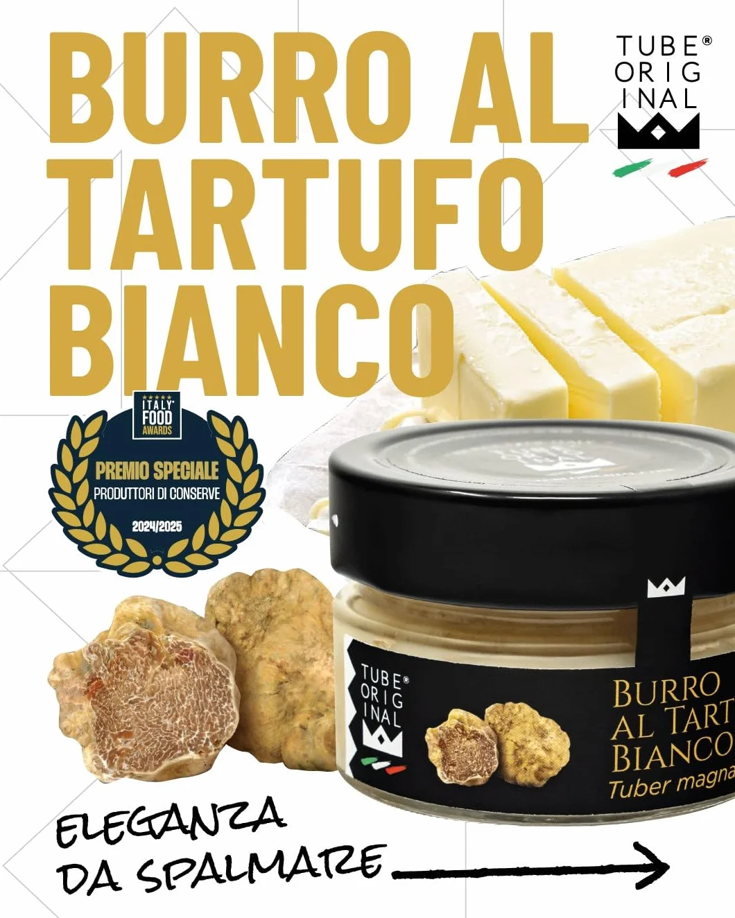 Mantequilla de trufa blanca