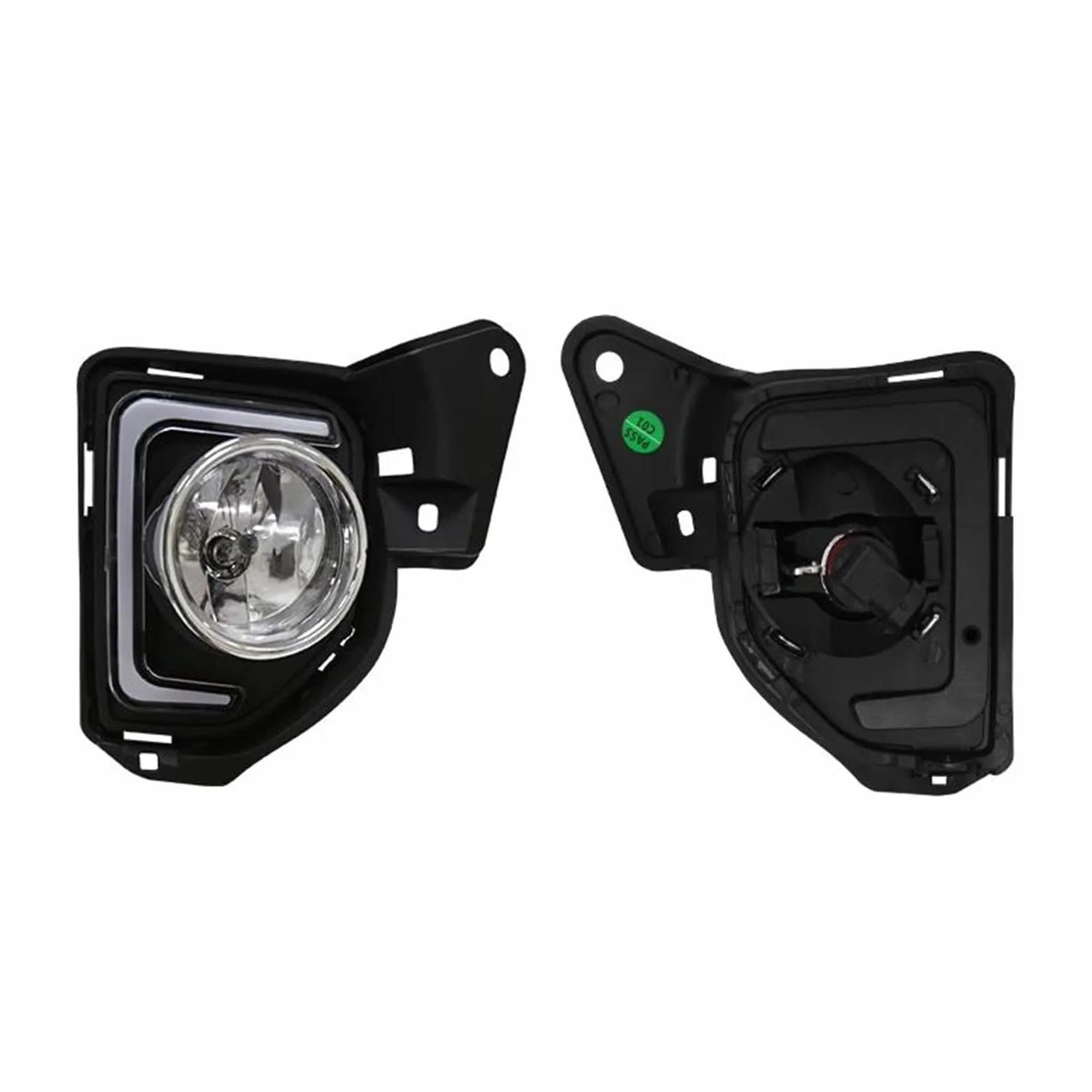 Luz Antiniebla Luces Diurnas LED DRL Conjunto De Faros Antiniebla Para Toyota Para Hiace Commuter 2014-2016 Luces Diurnas Cables Interruptores(DRL)