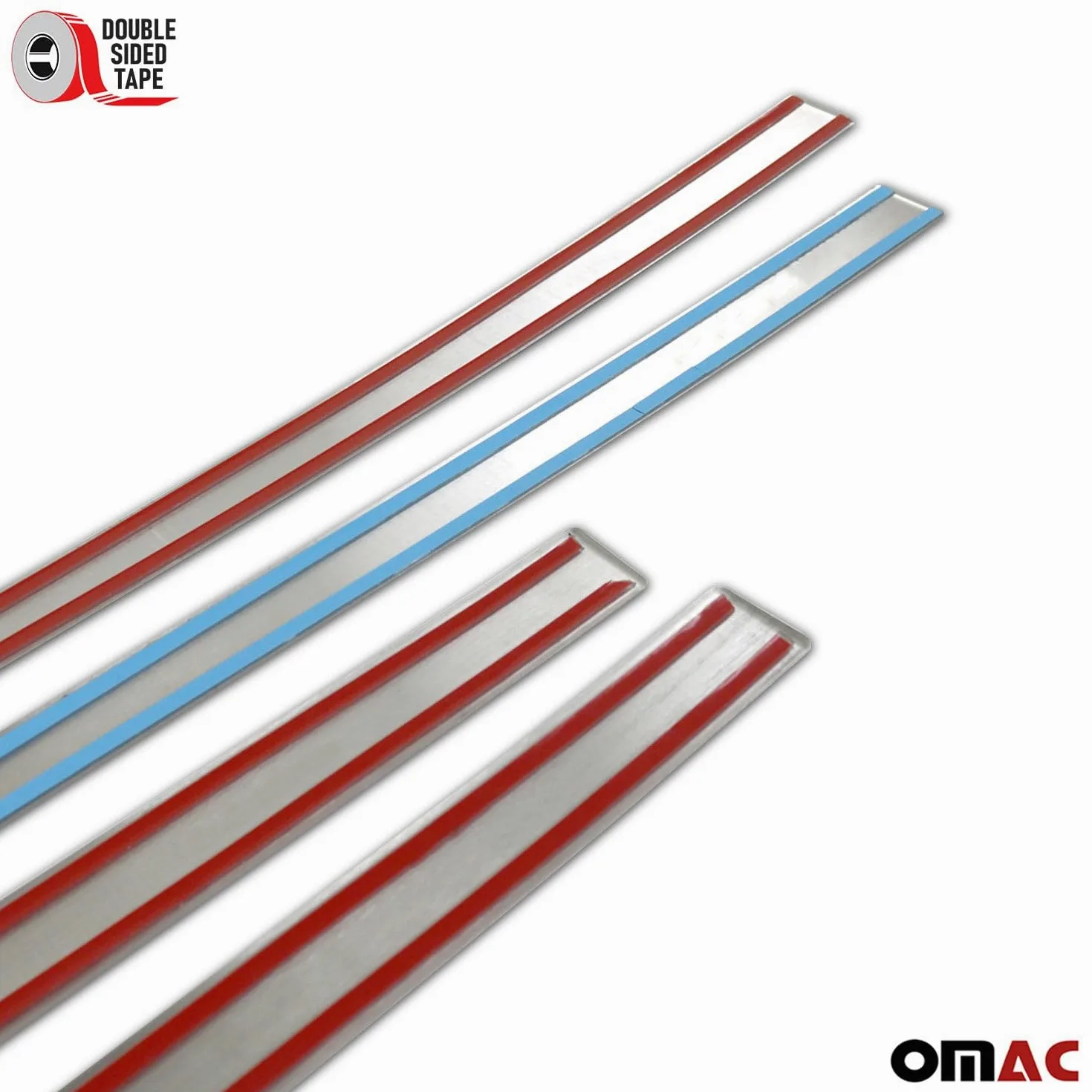 OMAC 7514131 Listón embellecedor/protector puerta Puerta vehículo ambos lados