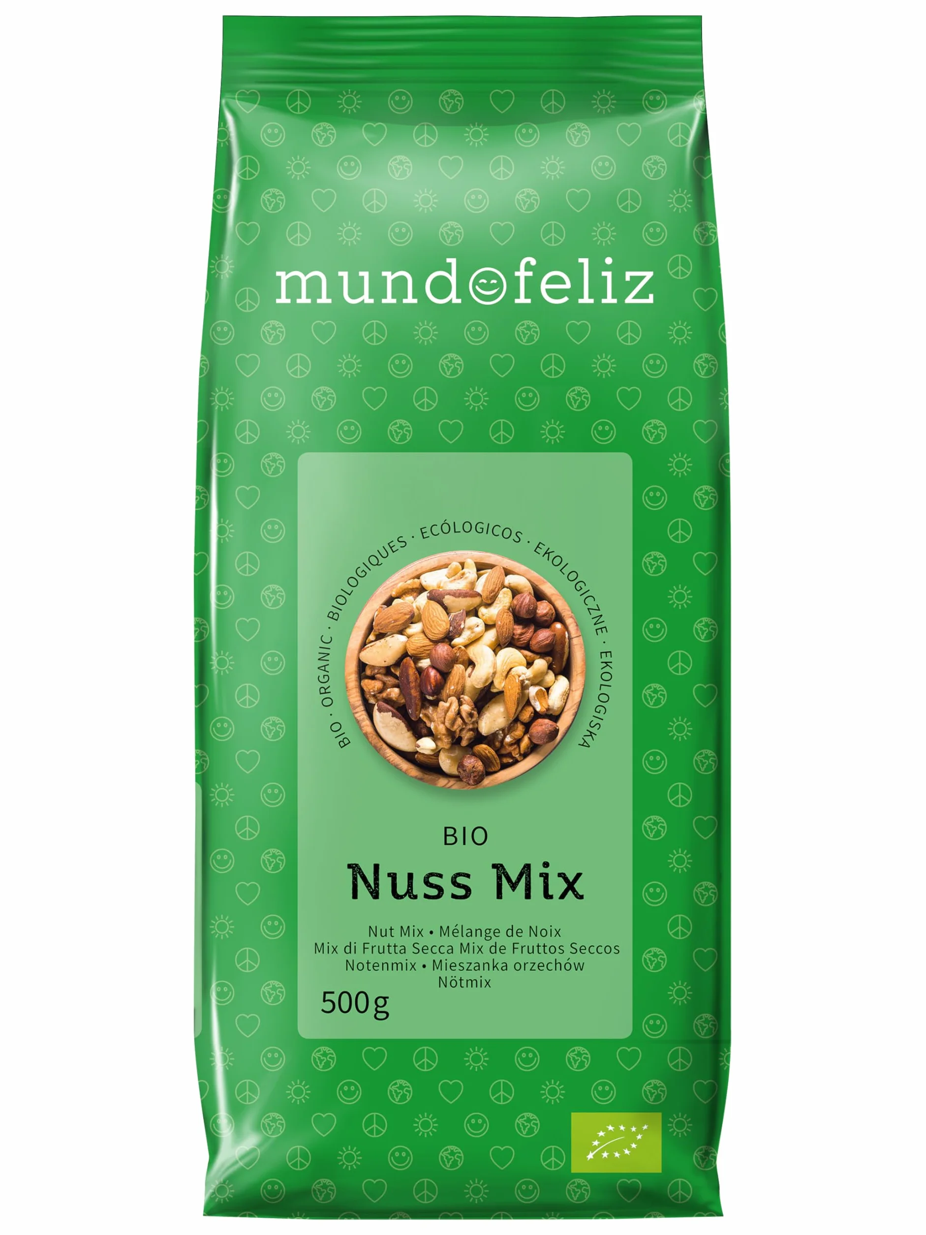 Mundo Feliz Cóctel de frutos secos ecológicos 2 bolsas 500 g