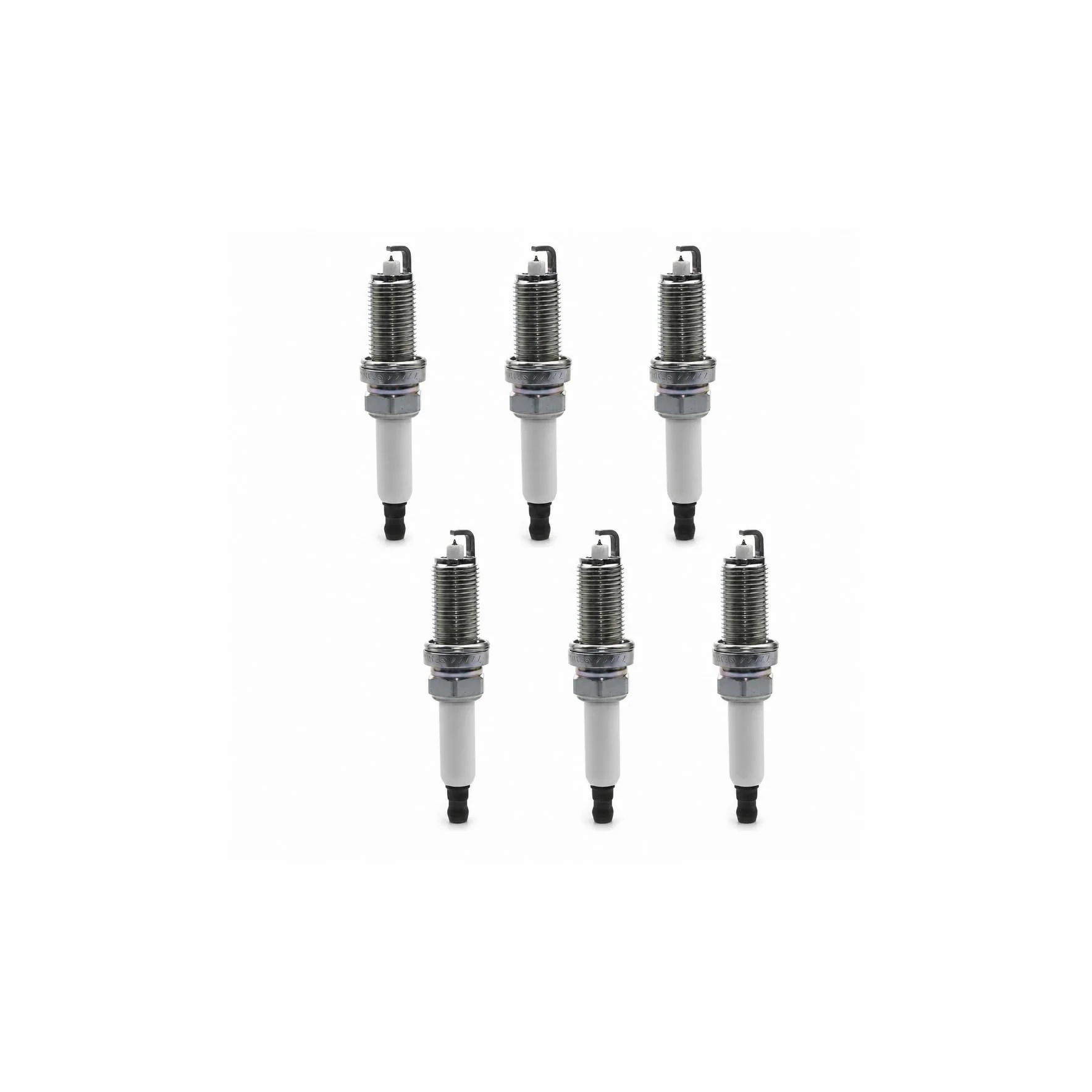 1-6X Bujía De Iridio Y Platino Para BMW 1 E81 E87 3 E90 E91 E92 5 E60 E61 6 E63 7 X1 E84 X3 E83 X5 Z4 E86 12120032137(6PCS)