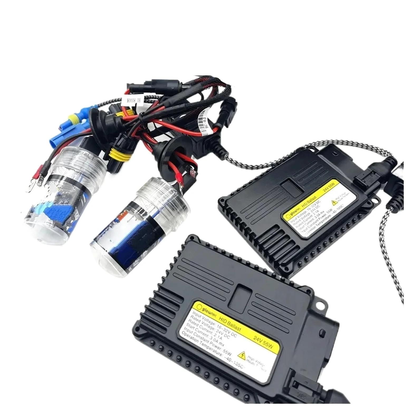 Kit DE XENÓN HID Faro 24V 55W LATRE Delgado Luz Camión H7 H3 H8 H9 H11 9006 6000K 4300K ​​8000K Lastre Hid(12000K,H7)