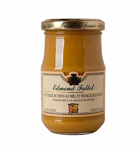 Mostaza de Dijon con miel y vinagre balsámico 210 g, Caja 12 unidades