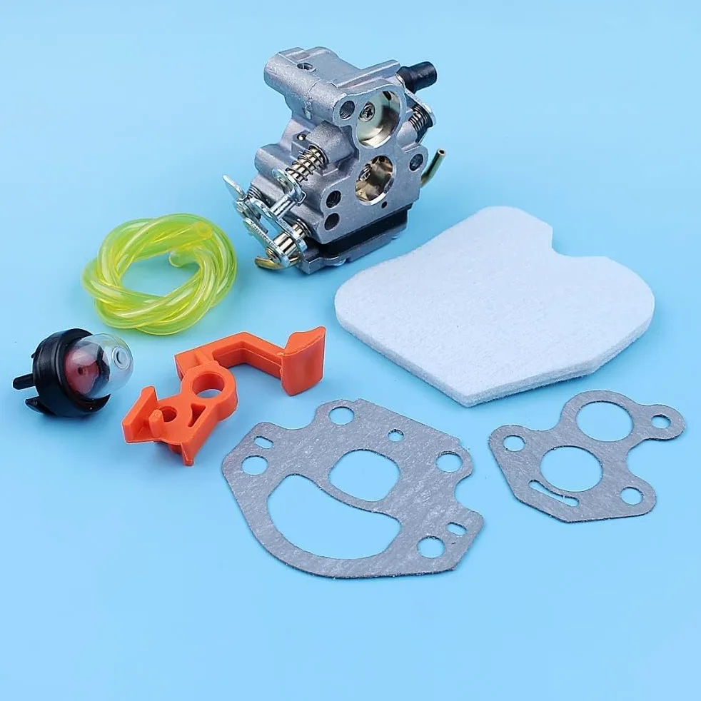 Carburador desbrozadora Carburador de motocicleta para McCulloch CS380 CS340 CS 340 380, pieza palanca interruptor motosierra, carburador, filtro aire, bombilla cebadora, kit línea combustible