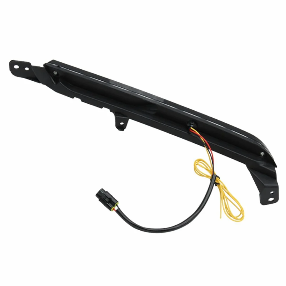 Luces de circulación diurna Riloer, luz LED ámbar + luz blanca, luz de advertencia para automóvil, indicadores de luz de emergencia de 12 V compatibles con Toyota Hilux Revo Rocco 2020-2021