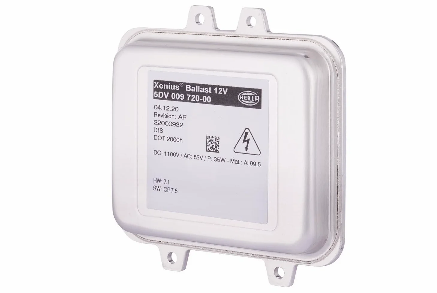 HELLA 5DV 009 720-001 Bobina de reactancia - Xenón - 12V