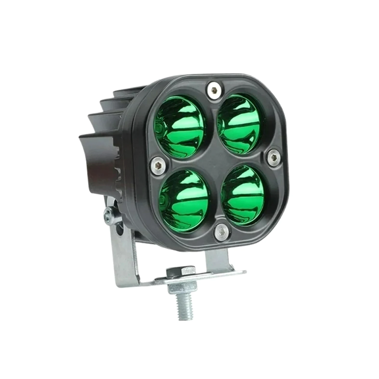 Bombilla LED Para Luz LED 4x4 Offroad De 3 Pulgadas Kit Luces LED Repuesto | Coche Camión 12V 24V Rojo Verde Cuadrado 40W Focos Conducción Faros Antiniebla