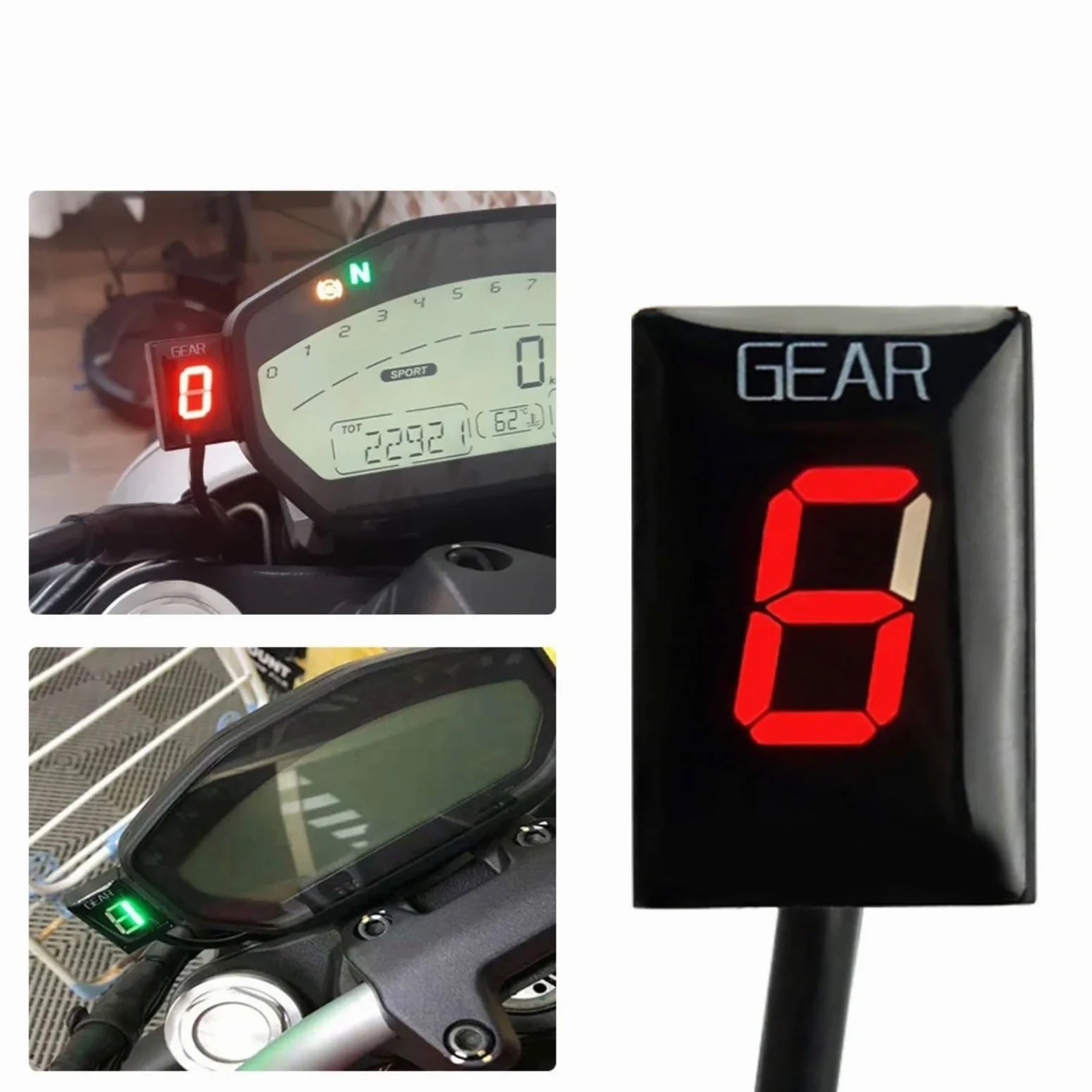 Indicador Marchas Moto Compatible Con Ducati Para Superbike 848 2008-2013 Para Superbike 1198 2009-2019 Indicador De Marcha De Motocicleta Para Indicador De Marcha De Velocidad