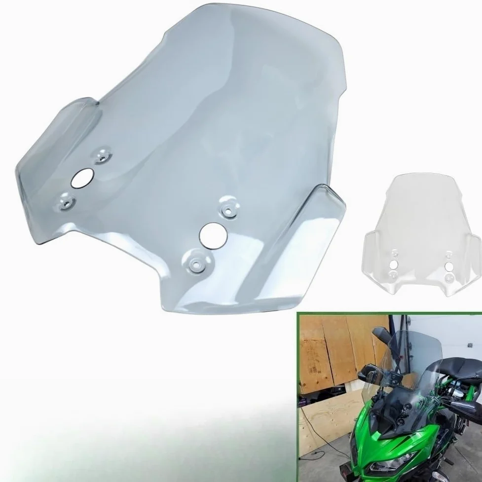 Motocicleta Parabrisas Deflector Deflectores De Aire para Parabrisas Delantero para Ve&rsys 1000 650 2015-2018 &rsys650 &rsys1000 Motor