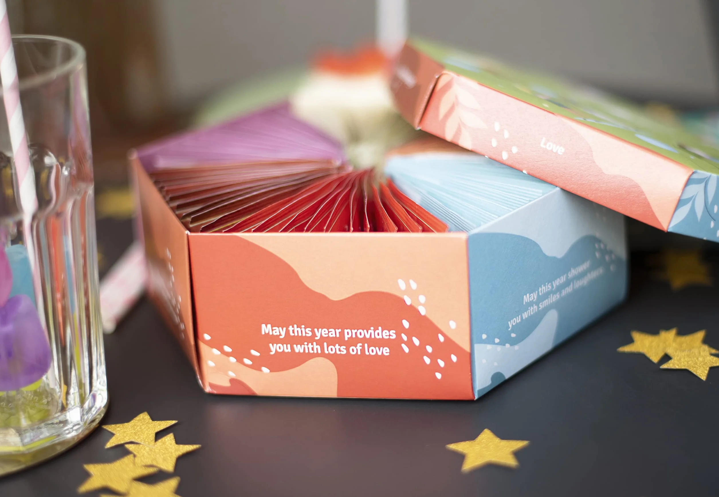 ACORUS Surtido de té de regalo de cumpleaños 6 sabores 60 bolsitas de hierbas y frutas
