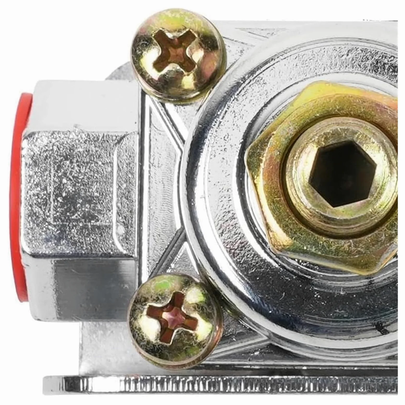 para Holley para Edelbrock 12-804 12-803 4 1/2 a 9 PSI Aleación de Zinc Combustible Presión Regulador Carburador Piezas Puerto NPT 1-4 3/8 pulg Kit Reparación Carburador(12-803) | 12-803