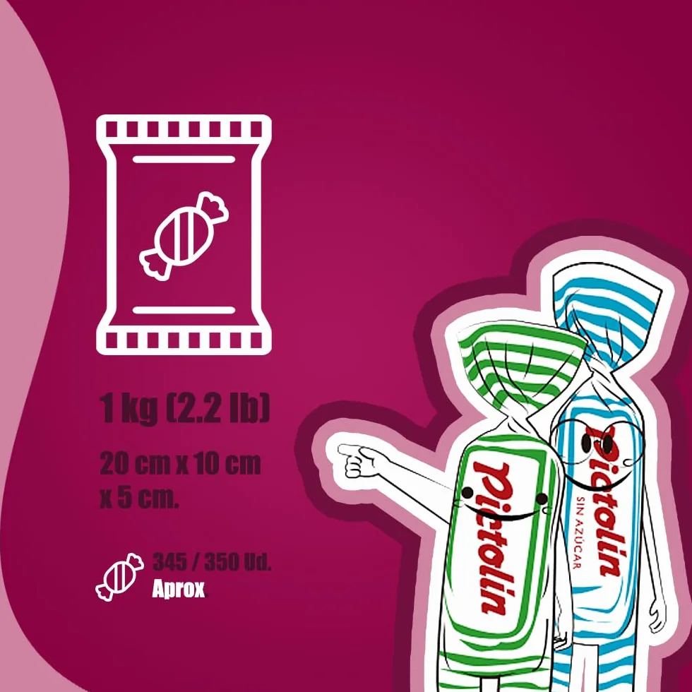Pictolin Minizum Caramelo sabor frutas 1 kg