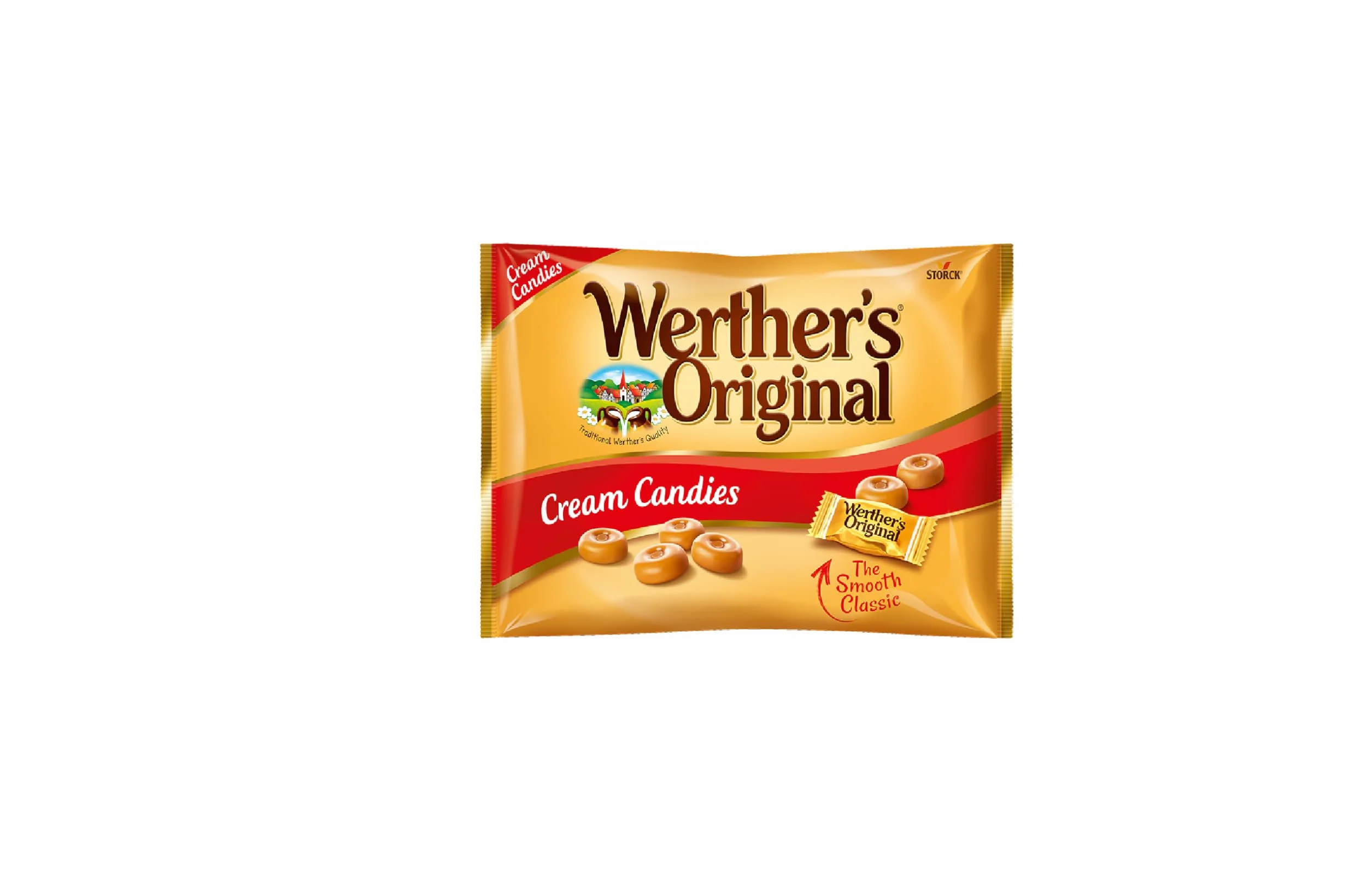 Werther's Original Caramelos Toffee de Mantequilla y Nata Fresca 1 kg Sin Gluten Vegetarianos