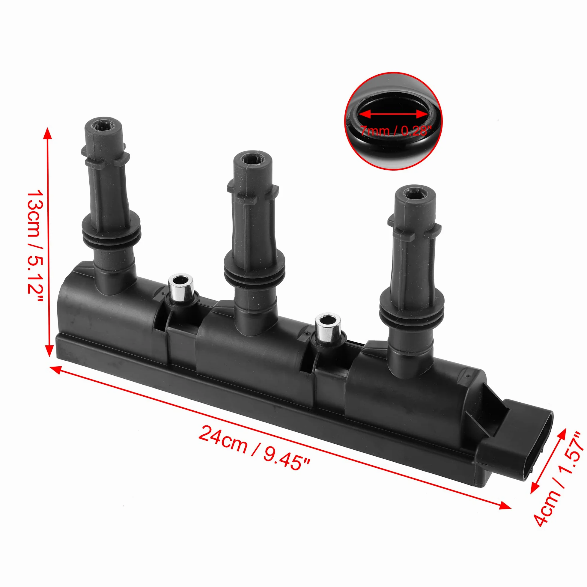 QUARKZMAN Encendido Bobina 1208095 para Opel Corsa D S07 1.0 L08, L68 2009-2014