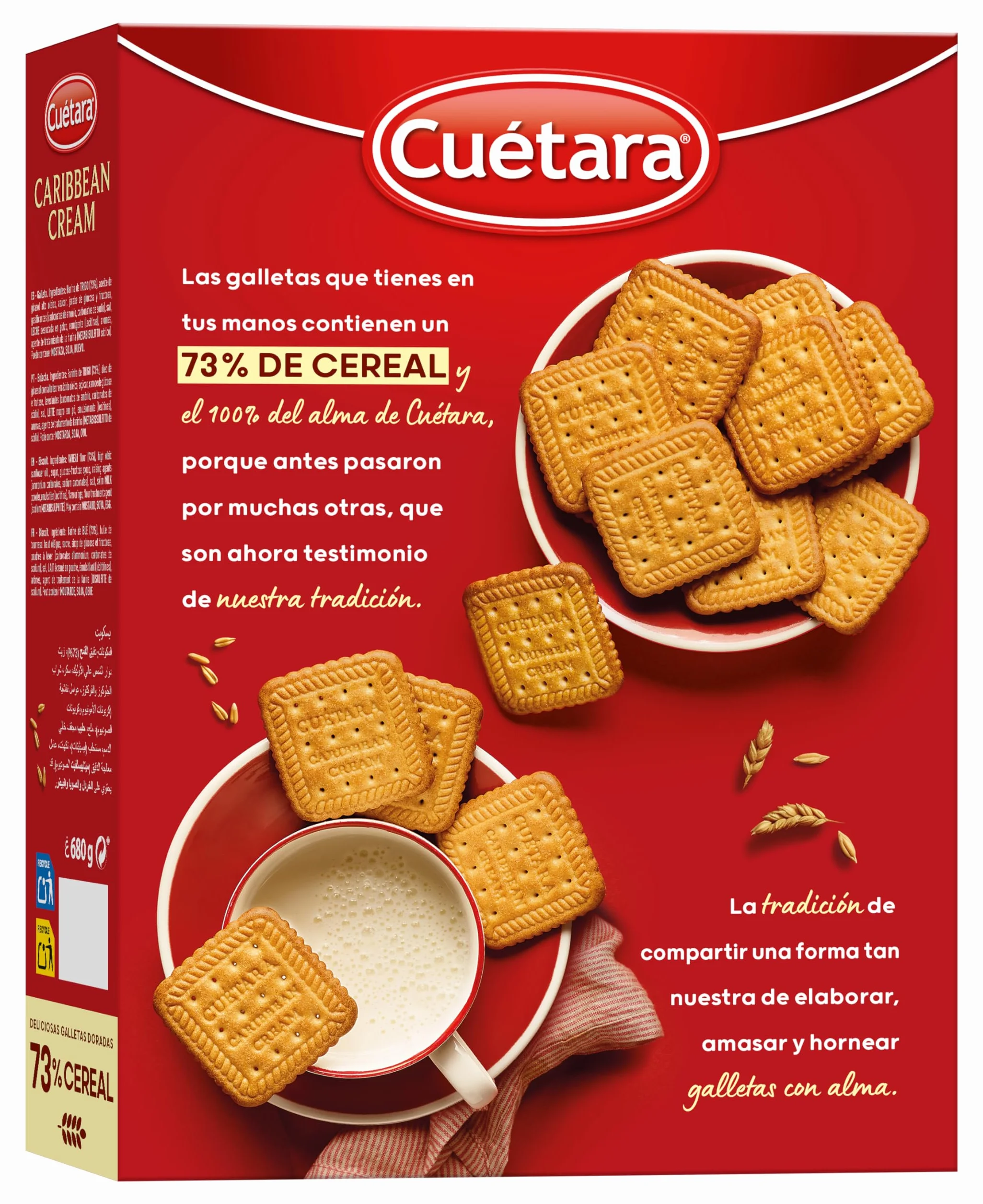Caribbean Cream 680g de Cuétara