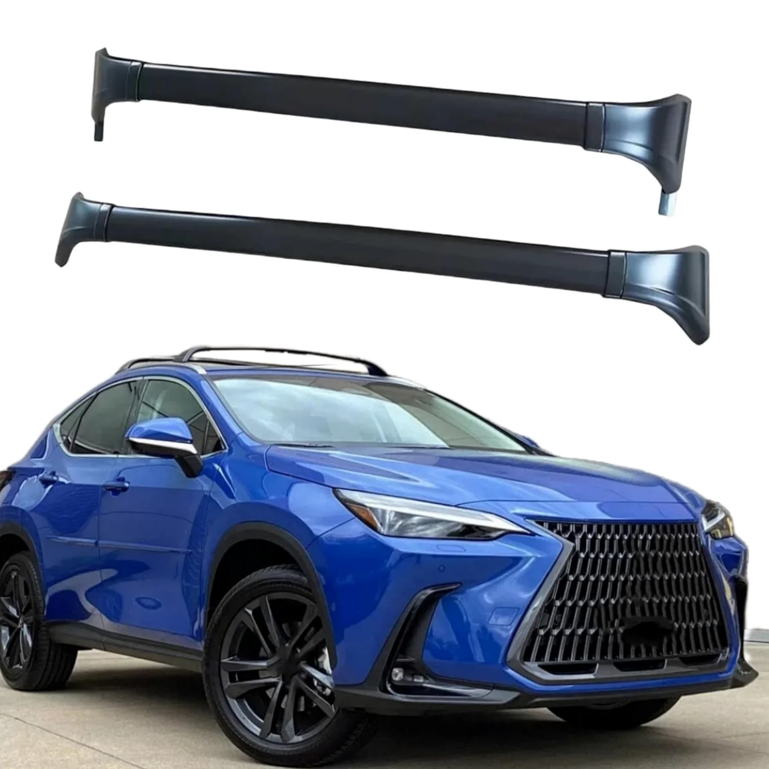 Barras de Techo Coche para Lexus NX 250 350 350h 450h 2022-2025, Barras Transversales Portaequipajes de Aleación Aluminio Baca para Techo de Automóvil