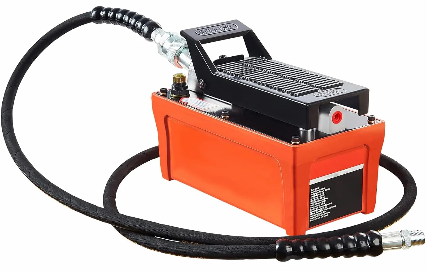 JOMAFA Destalonador de Ruedas hidraulico para Coches, Camiones, Tractores, etc más Bomba de Pedal hidroneumatica 10000 PSI