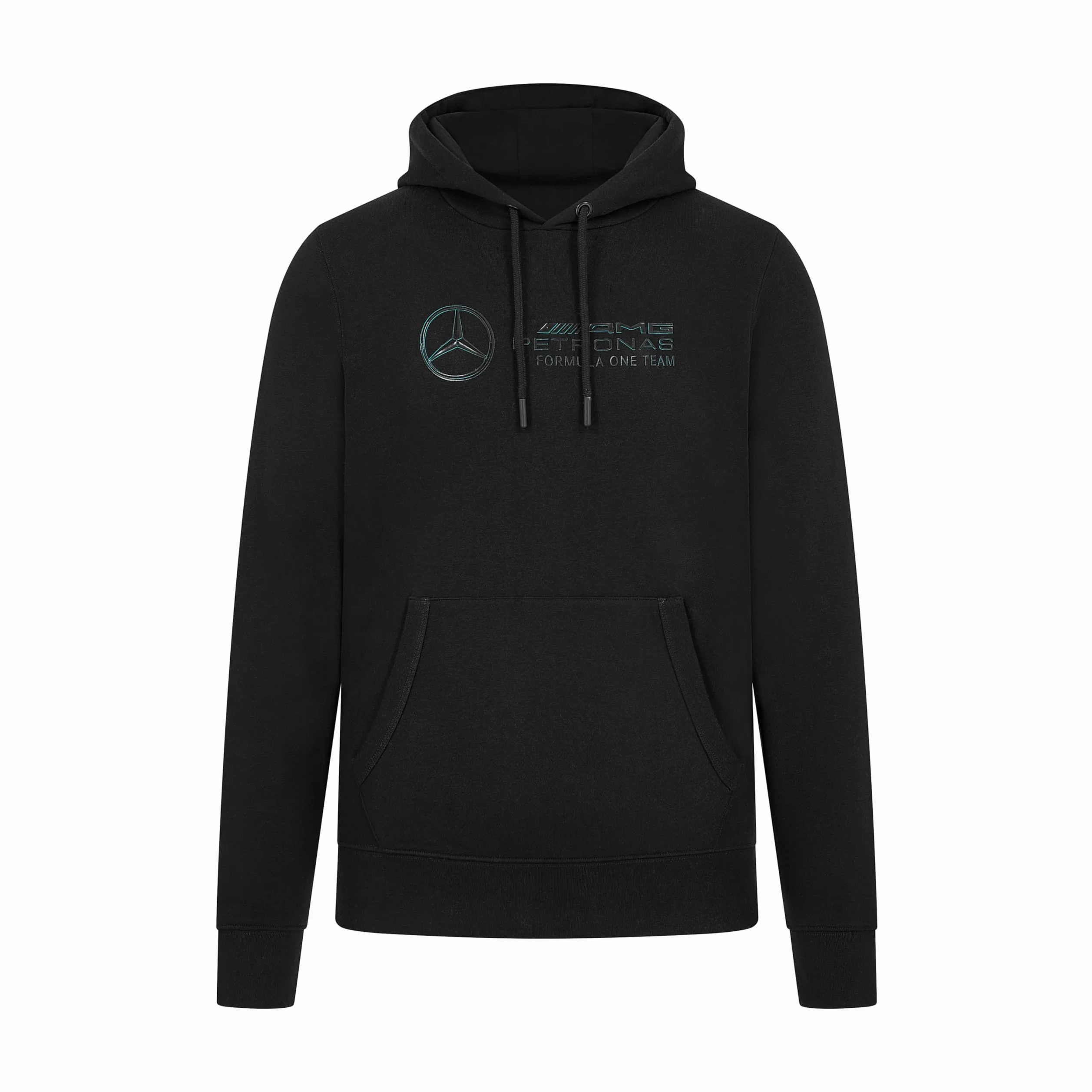 Mercedes AMG Petronas Sudadera con Capucha F1 Stealth Logo para Hombre - Negro - Tamaño: L