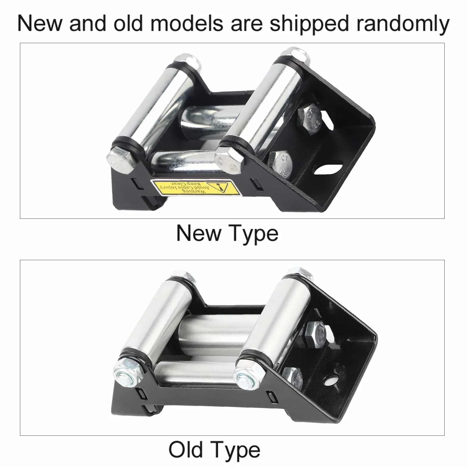 Lado a Lado Winch Cable Roller Fairlead Heavy Duty 125 Mm/5 Pulgadas Diatance Universal