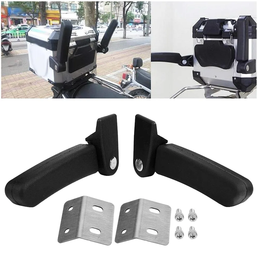 Kit de Soporte para Pasajeros: Caja Trasera, Reposabrazos Plegable para Motorcycles