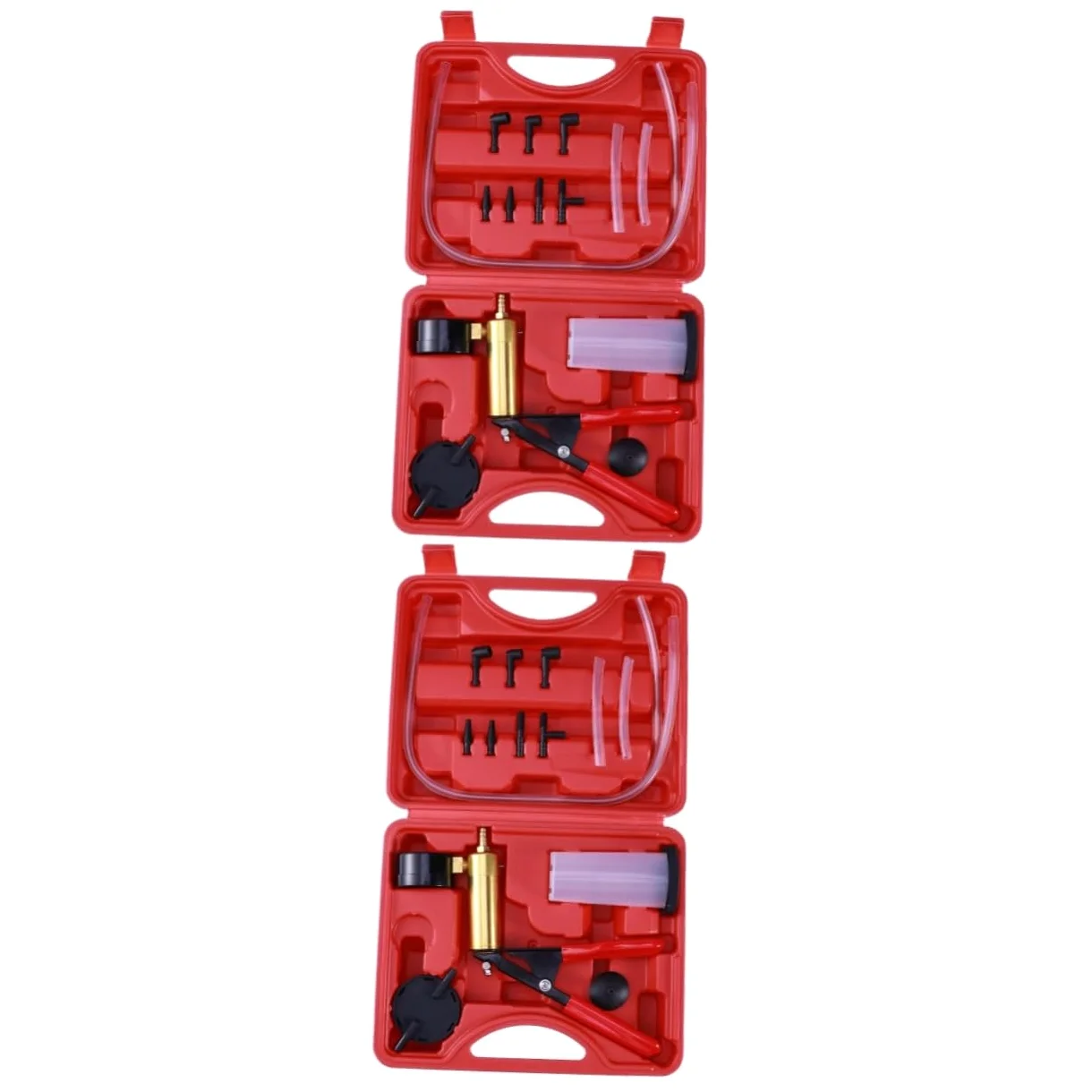 SHERCHPRY 2piezas Bomba De Vacío Manual para Vehículos Kit De Purgador Profesional para Pruebas De Presión y Sangrado De Frenos Herramientas De Reparación Automotriz