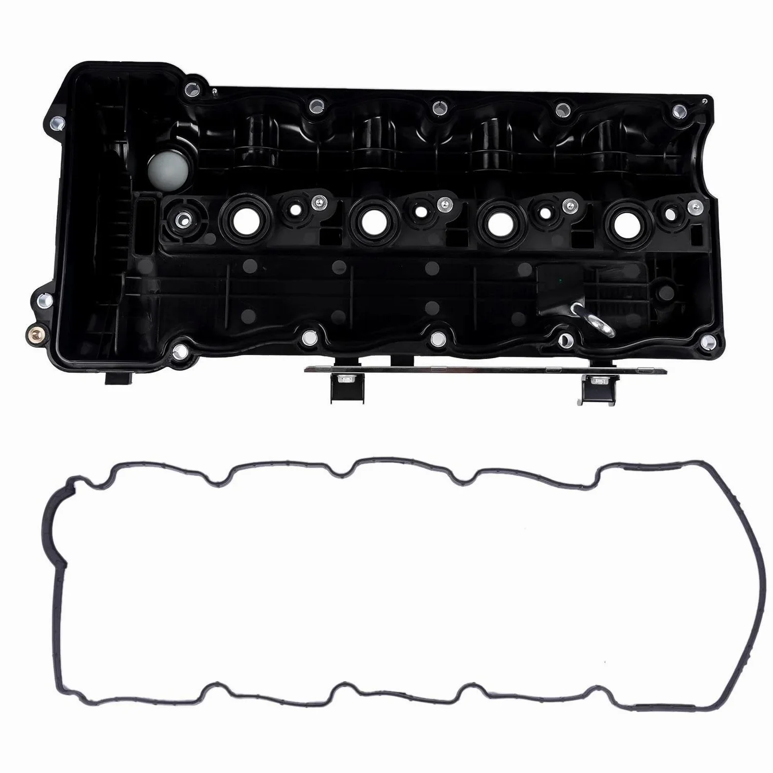 Tapa de balancines Conjunto De Cubierta De Válvula De Culata De Motor Para Hyundai I40 Ix35 Para Kia Para Carens Para Optima Para Sportage 1,7 CRDi D4FD Tapa de válvula con Junta