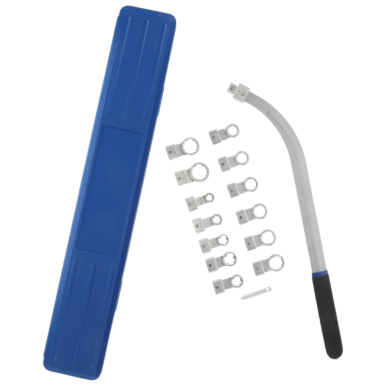 NUOBESTY Juego de 15 Herramientas para Tensor de Correa Serpentina Ajustable Extractor E Instalador de Poleas para Reparación Automotriz Kit Profesional para Mantenimiento de Motor y