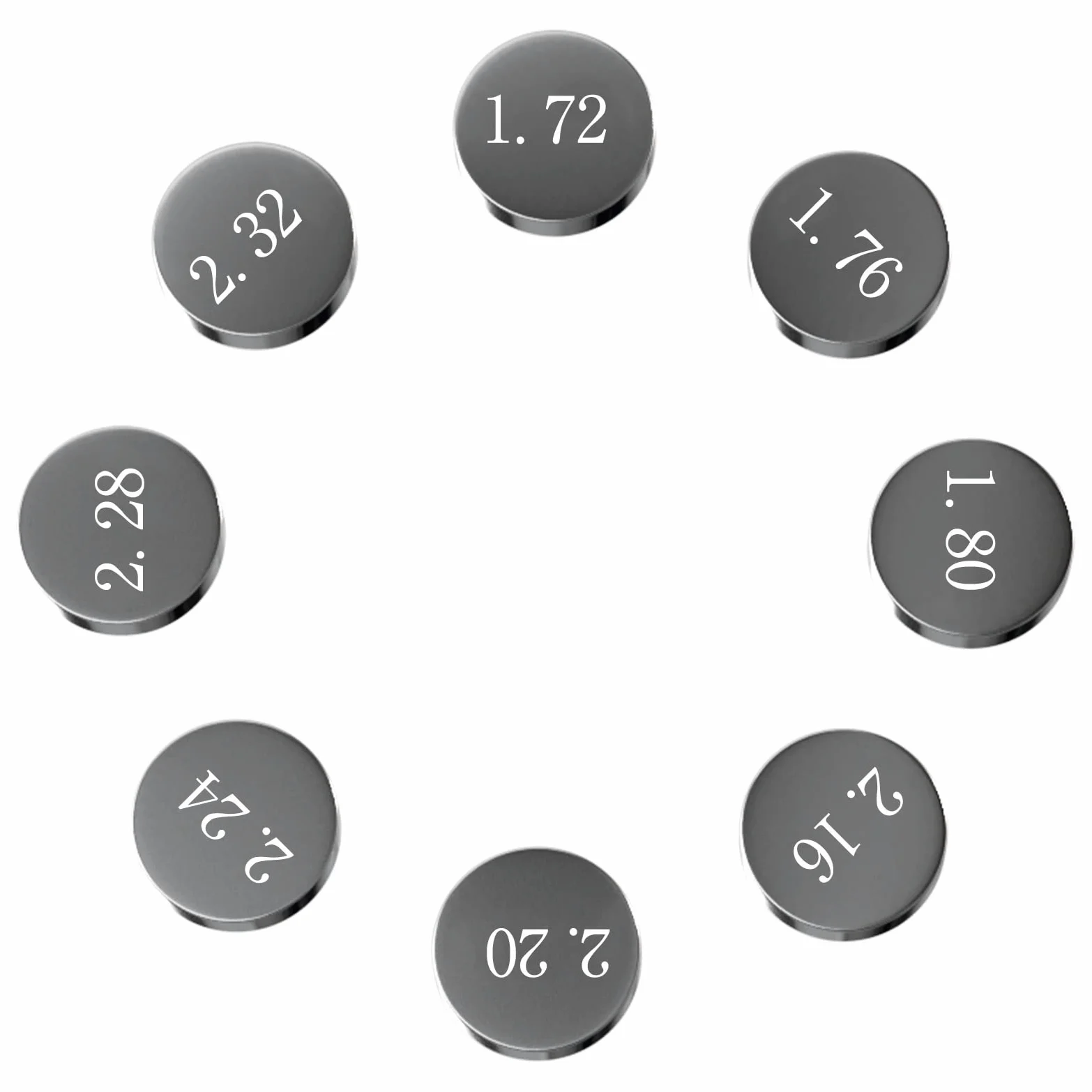 AHL Set 3x23pcs 8.85mm Motocicleta Pastillas De Reglaje Valve Shim kit para 450SX-F 2007-2021
