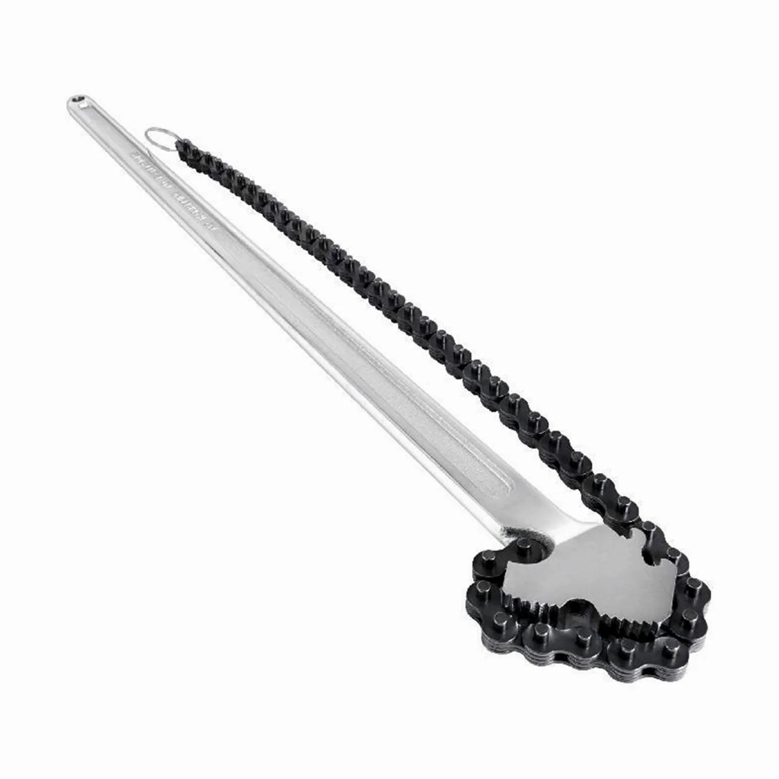 Llave de cadena de tubo de 24 pulgadas con capacidad de 6,7 pulgadas de diámetro, acero al carbono, correa Manuel de alta resistencia, llave de filtro de combustible y aceite, herramienta de extracció