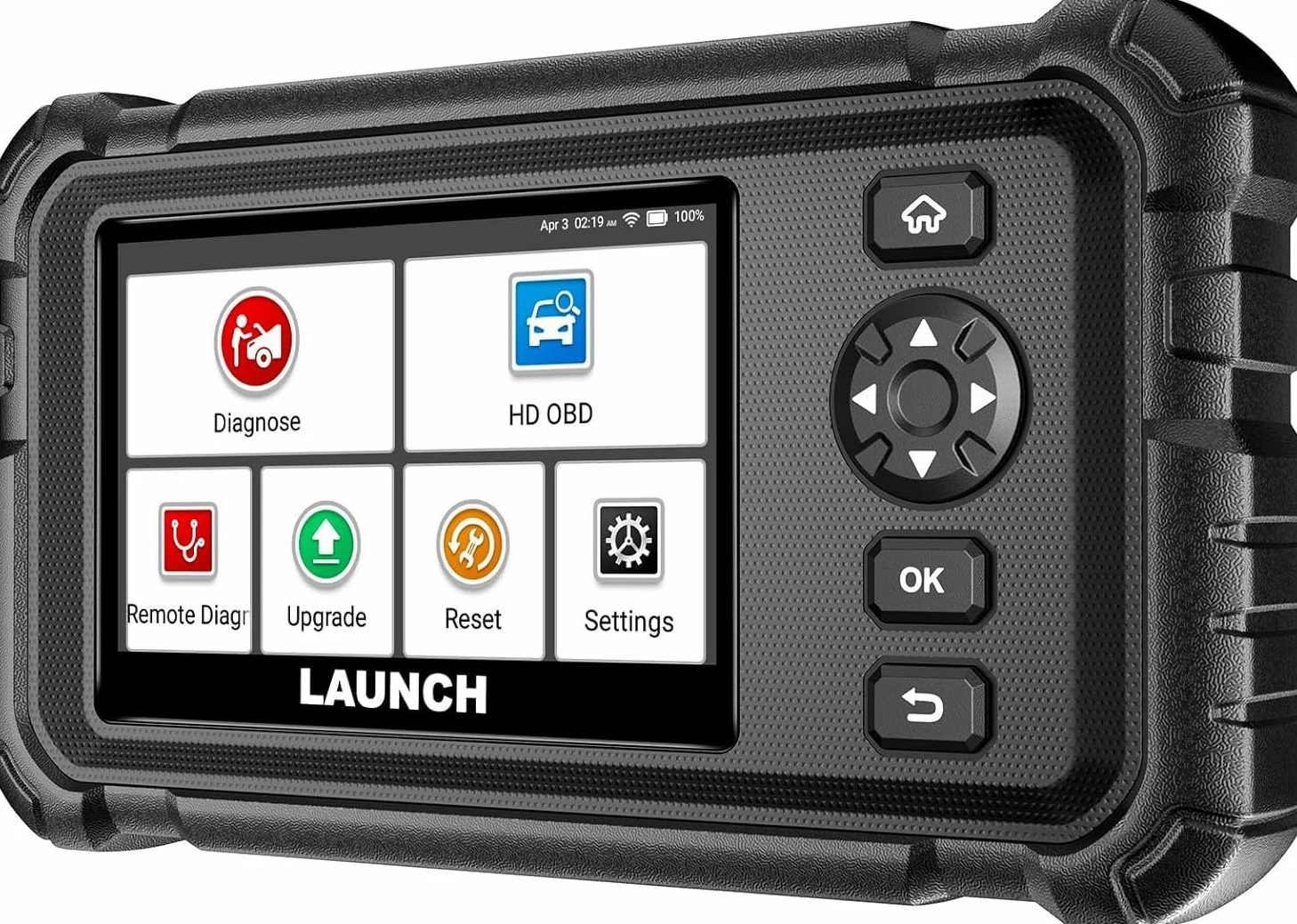 LAUNCH CRP129 HD - Herramienta de diagnóstico para camiones de alta resistencia, sistema completo de diagnóstico diésel con 7 reinicios, restablecimiento y restablecimiento de DPF, ajuste de límite de