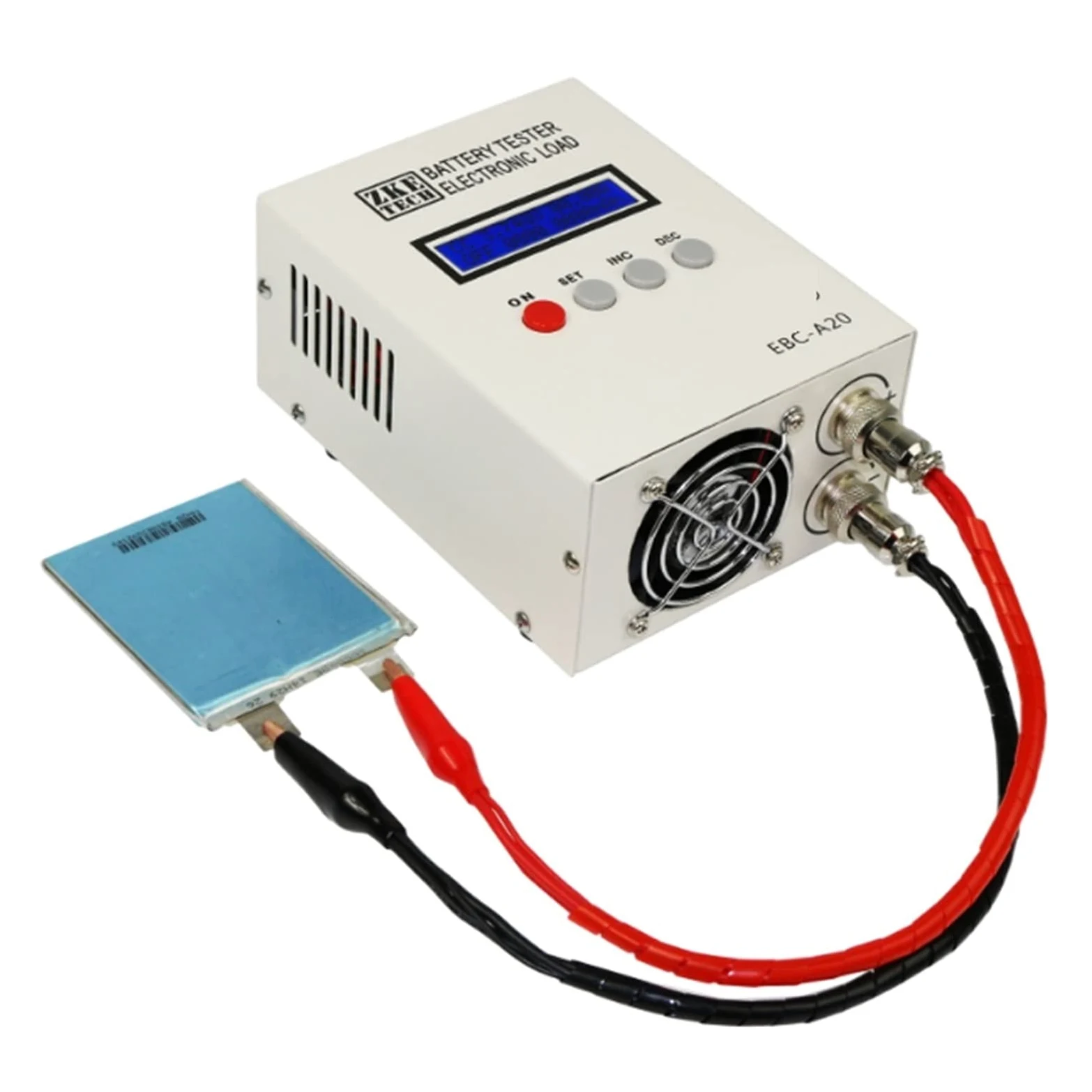 Comprobador de Baterias, Probador de batería de EBC-A20, 30V, 20A, 85W, baterías de plomo-ácido de litio, prueba de capacidad, carga de 5A, descarga de 20A, compatible con Control de Software de PC