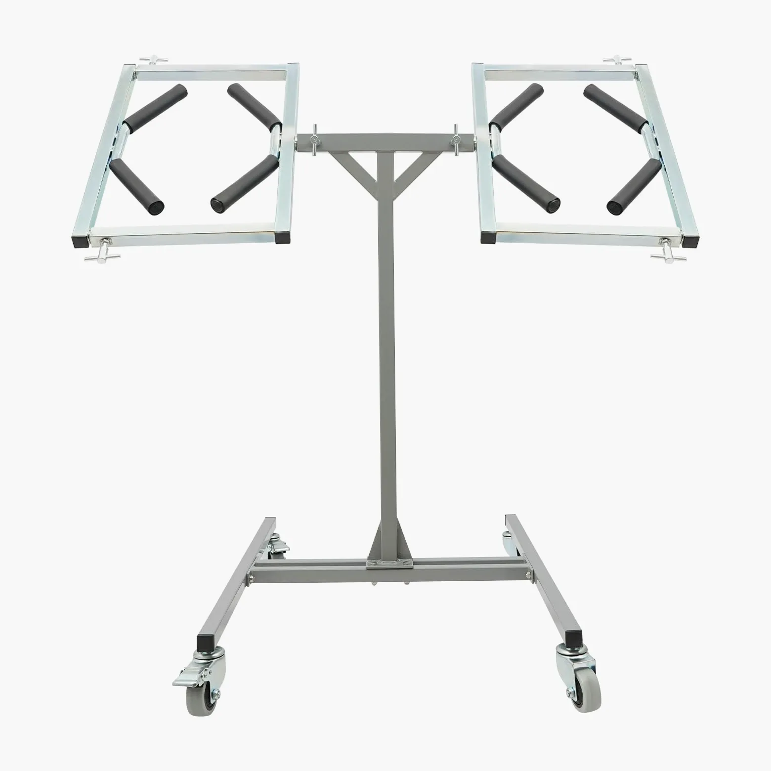 60 kg Felgenlackierständer con 360° Drehbaren Mounts con 4 ruedas, acero Autostoßstange Lackierständer para 2 llantas