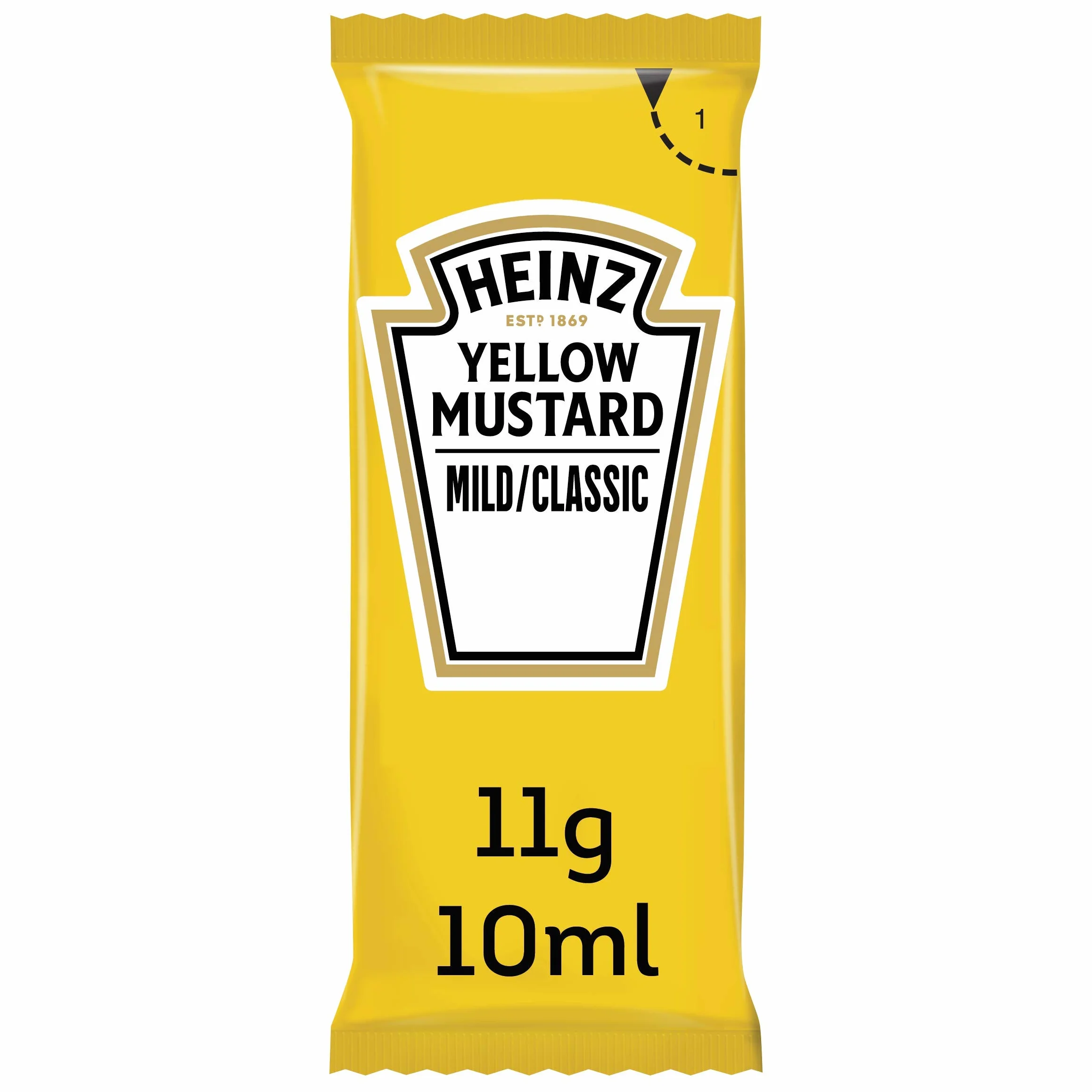 Heinz salsa Mostaza Americana Suave bolsitas 10ml x 200
