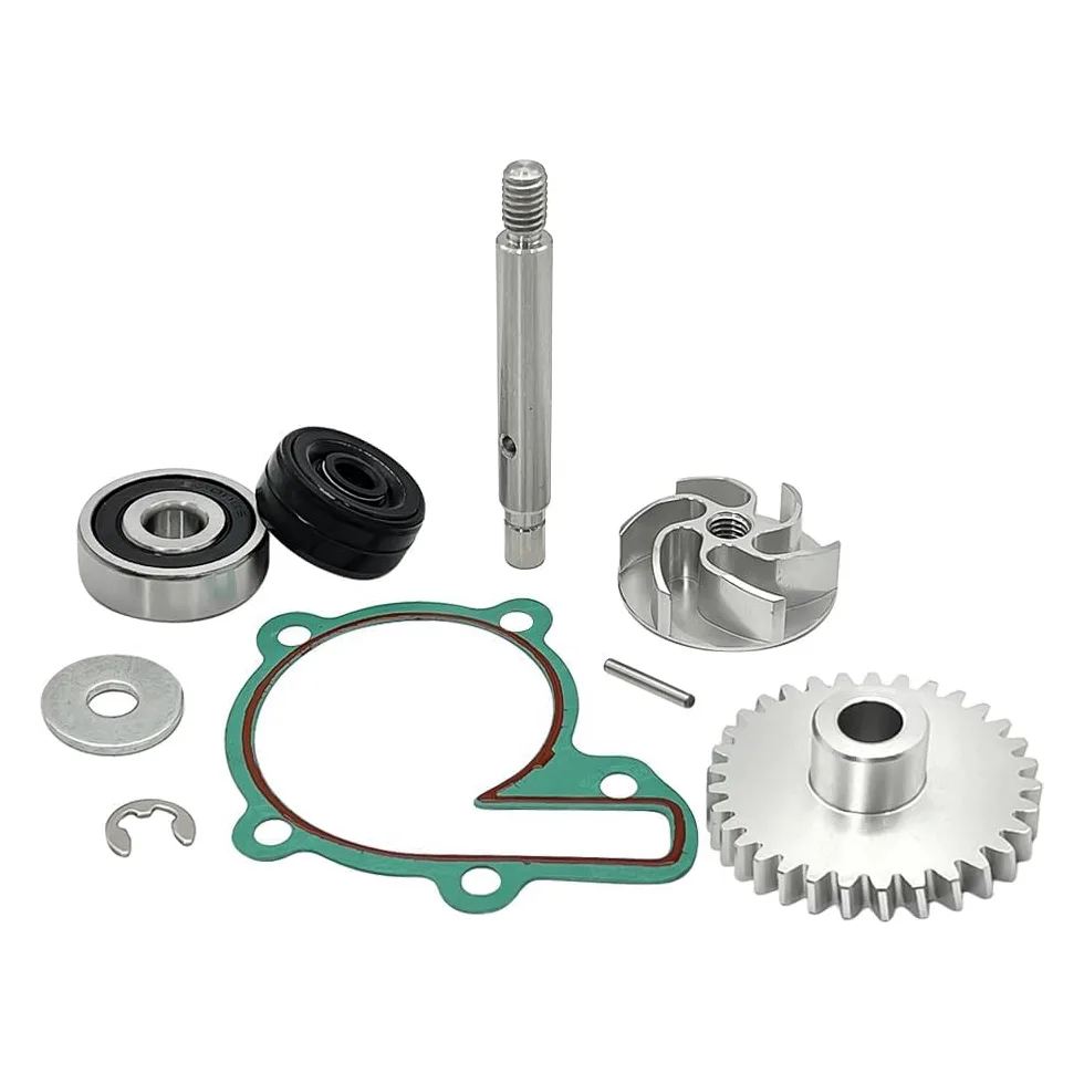 Mabutignti Kit engranaje impulsor cojinete junta de bomba de agua para Yamaha YFZ350 Banshee 350