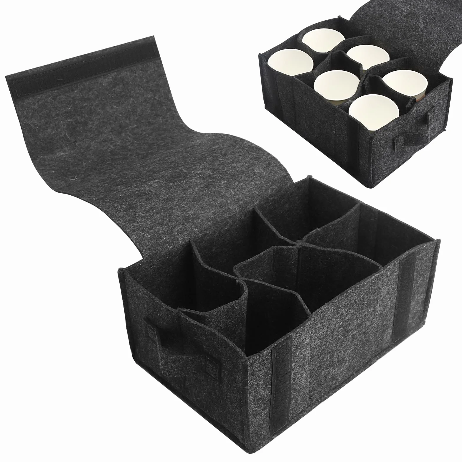 Soporte para platos para caravana, bolsa de fieltro para almacenamiento de tazas, soporte para tazas, caravana, organizador de caravanas, camping, camping, almacenamiento de tazas