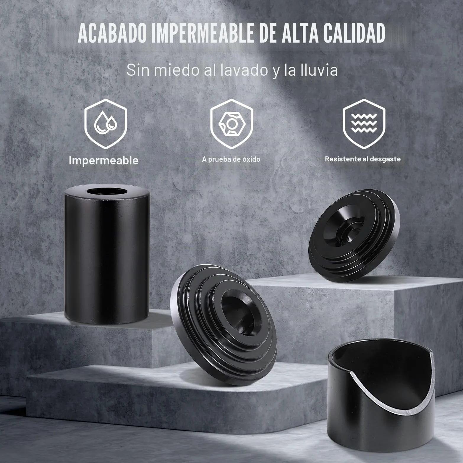 VEVOR Extractor de Rótulas 25 Piezas Extractor de Rótulas de Acero con Adaptadores de Varios Tamaños Kit de Extracción e Instalación de Rótulas U-Joint Pasador de Anclaje de Freno Vehículos 2WD 4WD