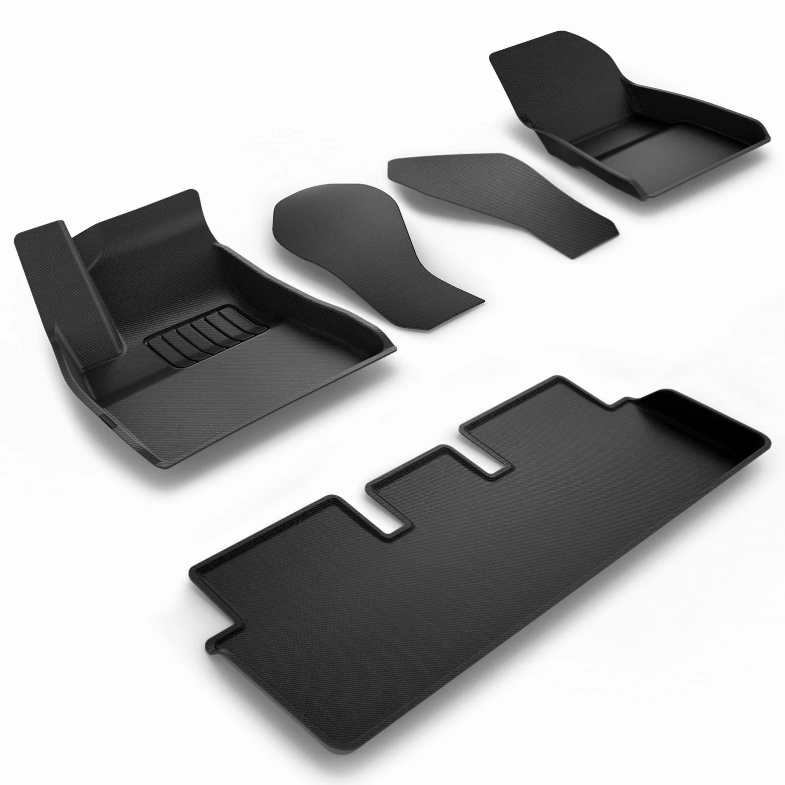 Spigen Tesla Model 3 Highland 2024 WeatherBloc Alfombrillas Antideslizantes, Impermeables, diseñadas para Accesorios Model 3
