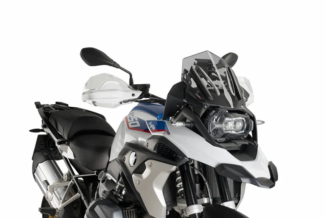 Puig 6487H Cúpula Sport compacta y aerodinámica en acrílico de alto impacto con perfil redondeado y diseño deportivo que mejora protección y visibilidad, Ahumado