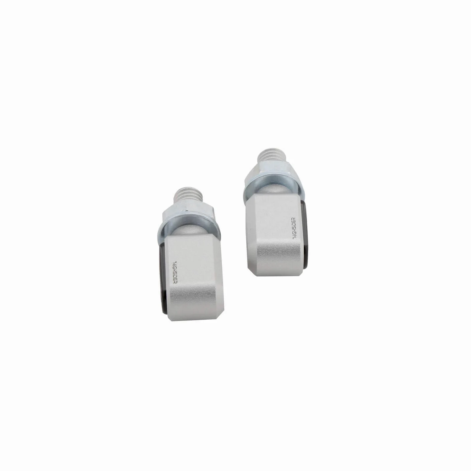 HIGHSIDER CNC INDICADORES LED LITTLE BRONX, plata, vidrio teñido, E-aprobado, par (Silver)