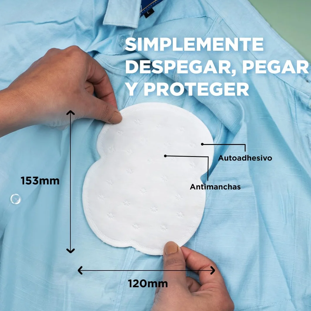 PEESAFE Almohadillas Antitranspirantes Axilas (14 piezas) | Absorben sudor y olores | Para mujeres y hombres