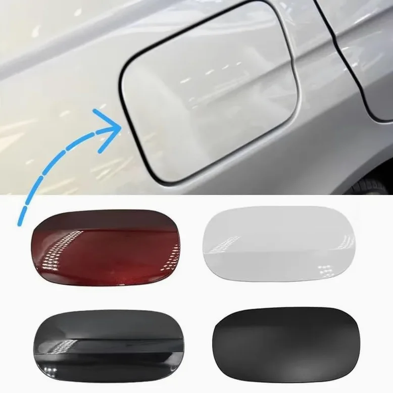 Tapón de aceite del motor Cubierta De Tanque Combustible Exterior Coche Para Benz Para Clase E Para W213 E200L E300L E320L E260L 2016-2021(White)