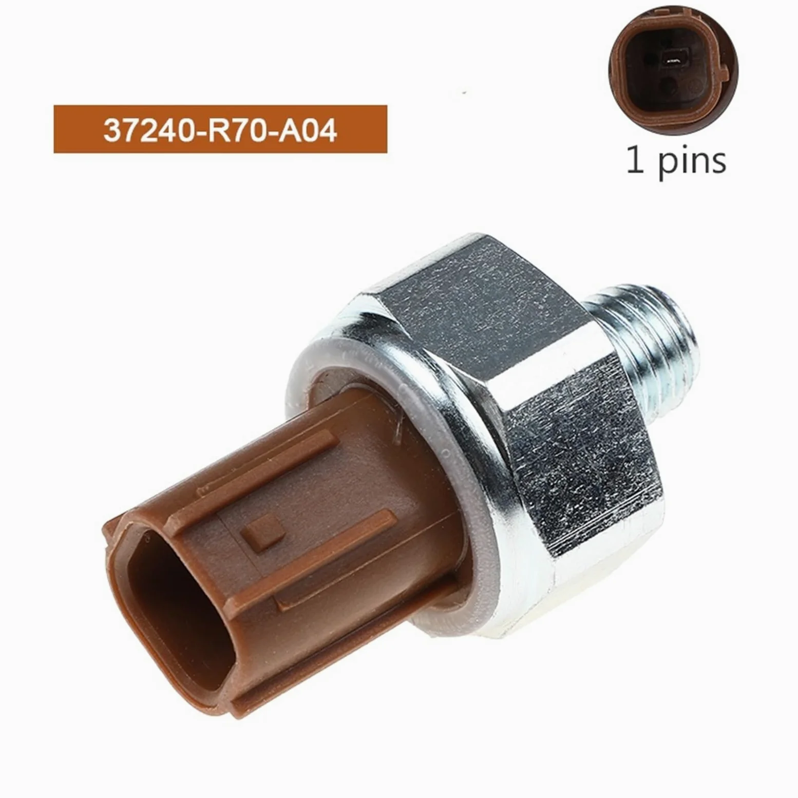 Sensor de presión de aceite del coche Sensor de presión aceite 1 pin para Honda para Accord para Odyssey 37240R70A04 reparar(5pcs)