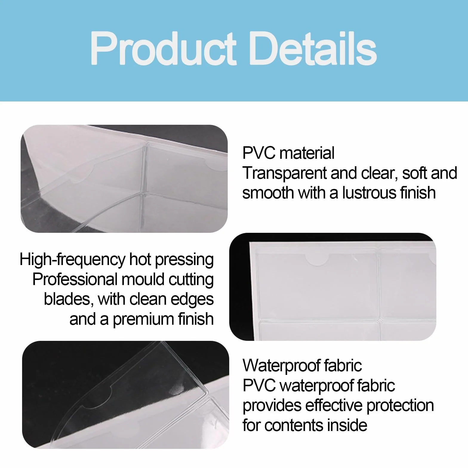 6pcs Bolsillo Auto Adhesivo de Tarjeta, Bolsa Adhesiva para Parabrisas de Coche, 10 x 8 cm, Porta Documentos de PVC para Licencias, Permisos de Estacionamiento y Más (12pcs 6×10 cm)