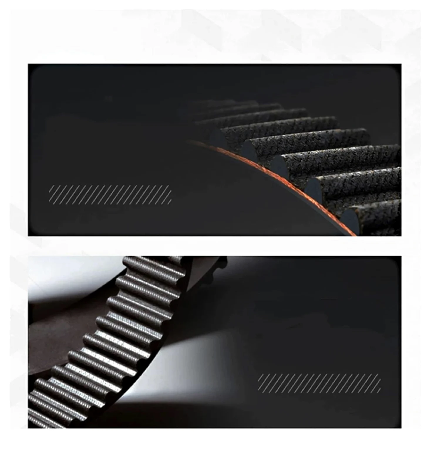 Correas trapezoidales HTD 600-5M 615-5M 625-5M 635-5M 670-5M Máquina de herramientas Impresora 3d Motor para lijadora Generador Correa dentada transmisión(50mm,HTD 600-5M)