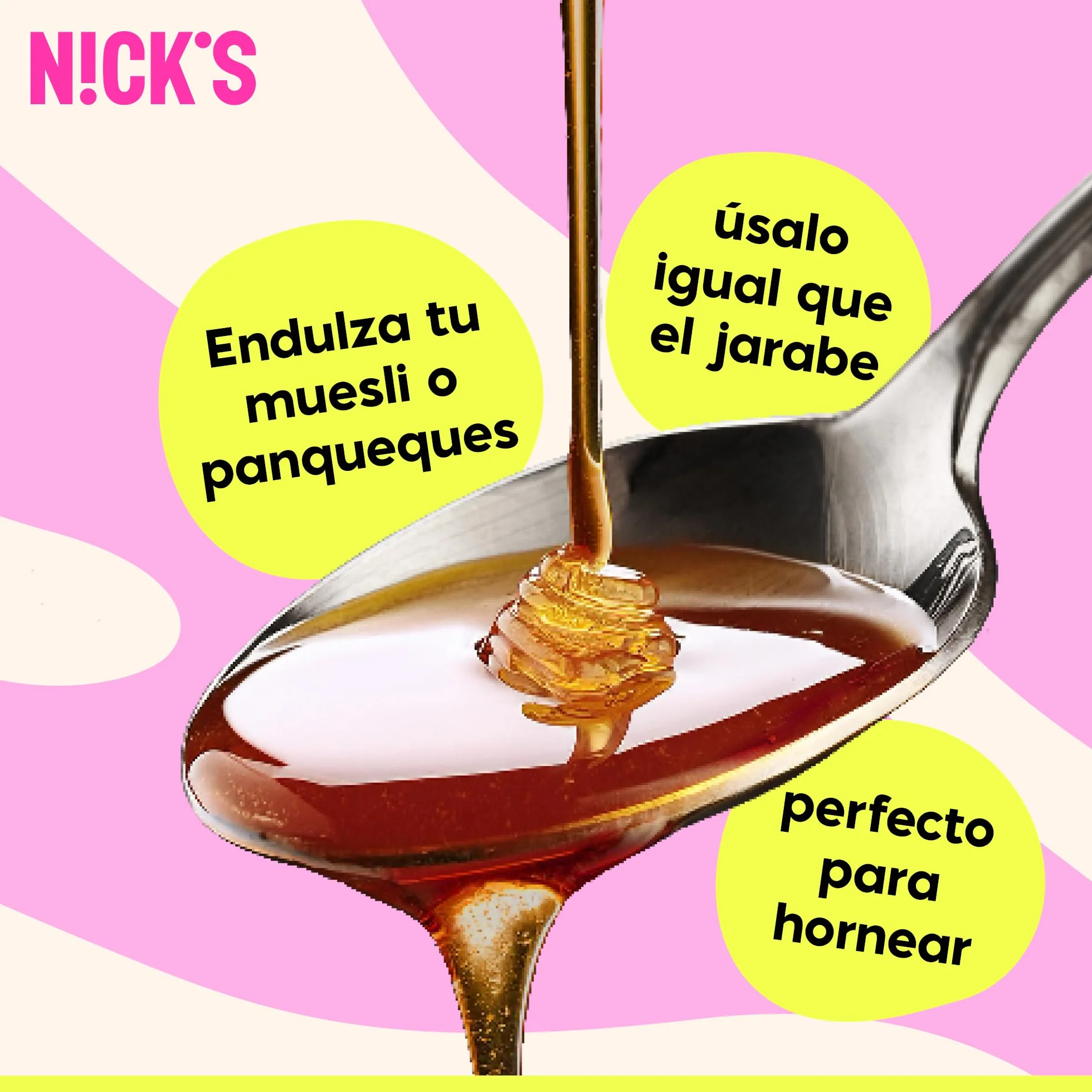 NICKS Fiber Syrup 300g Jarabe de fibra sin azúcar añadido