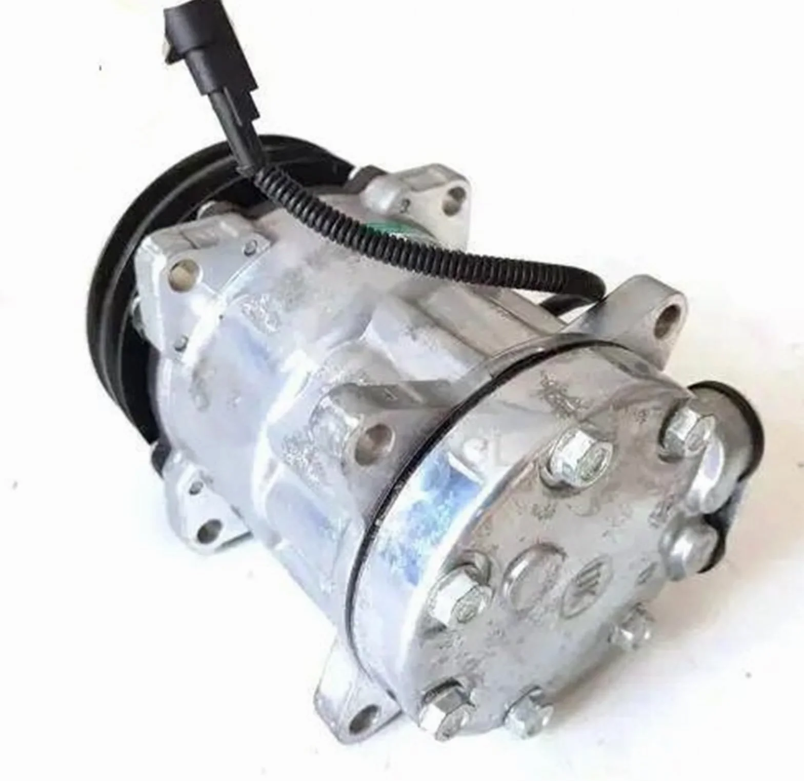 Compresor Aire Acondicionado Coche Compresor A/C Compresor de 24 V CA 4190002758 Compatible con cargadoras de Ruedas SLDG L936 L946 L956 L958