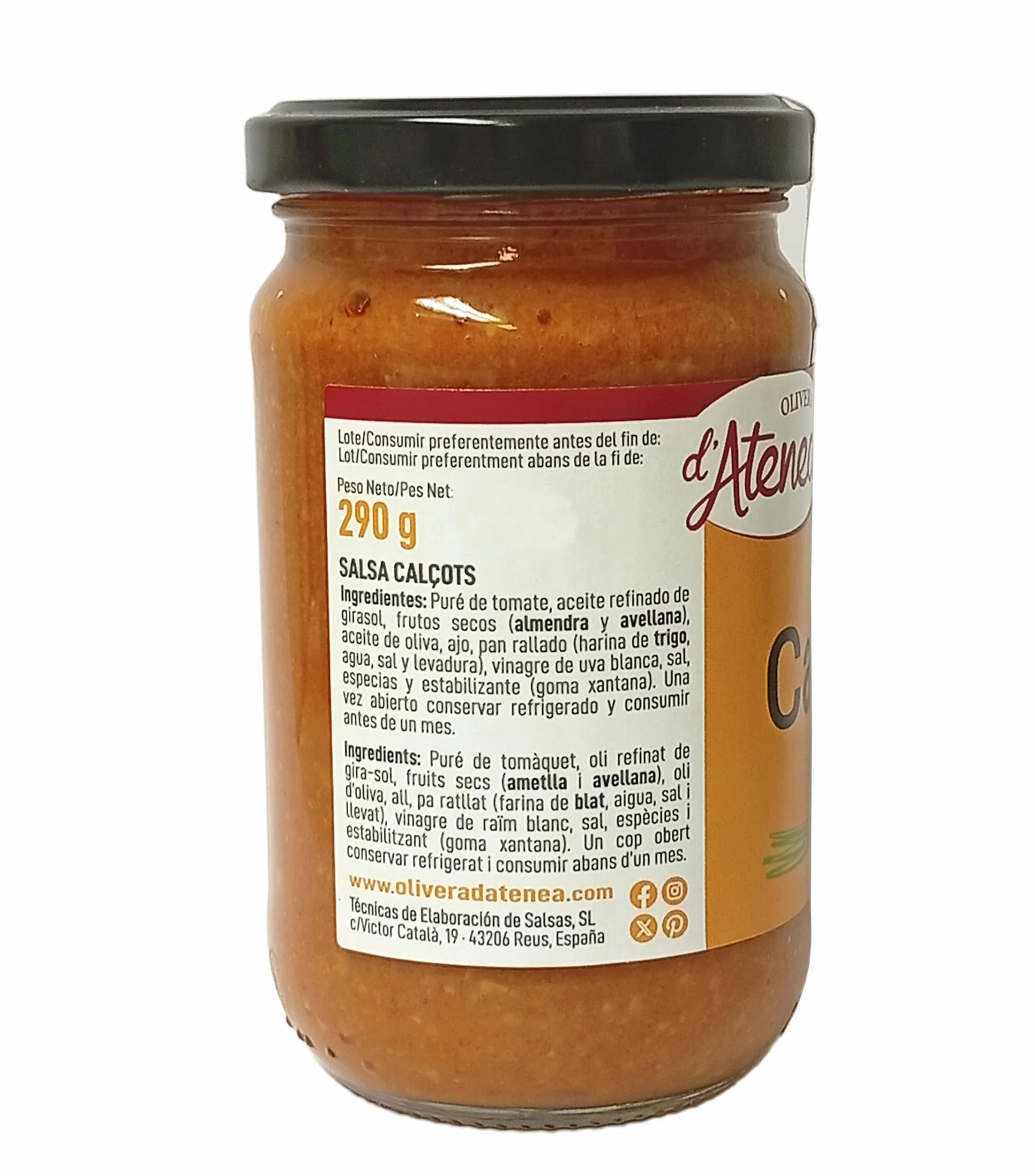 Salsa Calçots Olivera D'Atenea 290 g