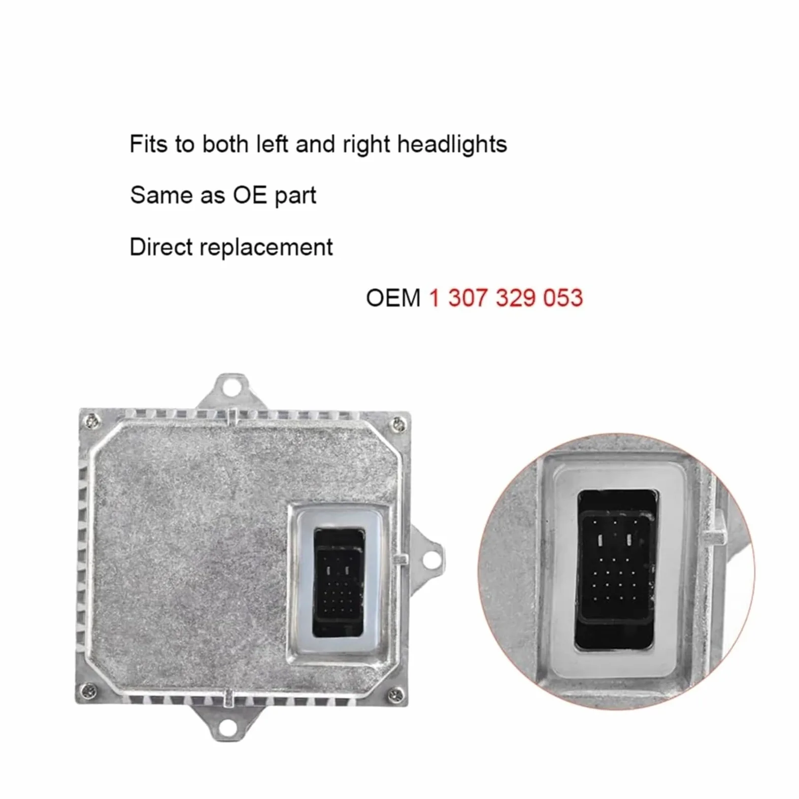Unidad Control Lastre HID para VW para Golf MK5 1T0907391 10EEG050103 1307329090 HID Módulo De Control De Balasto De Xenón Unidad D2S Faro Balasto Faros Coche