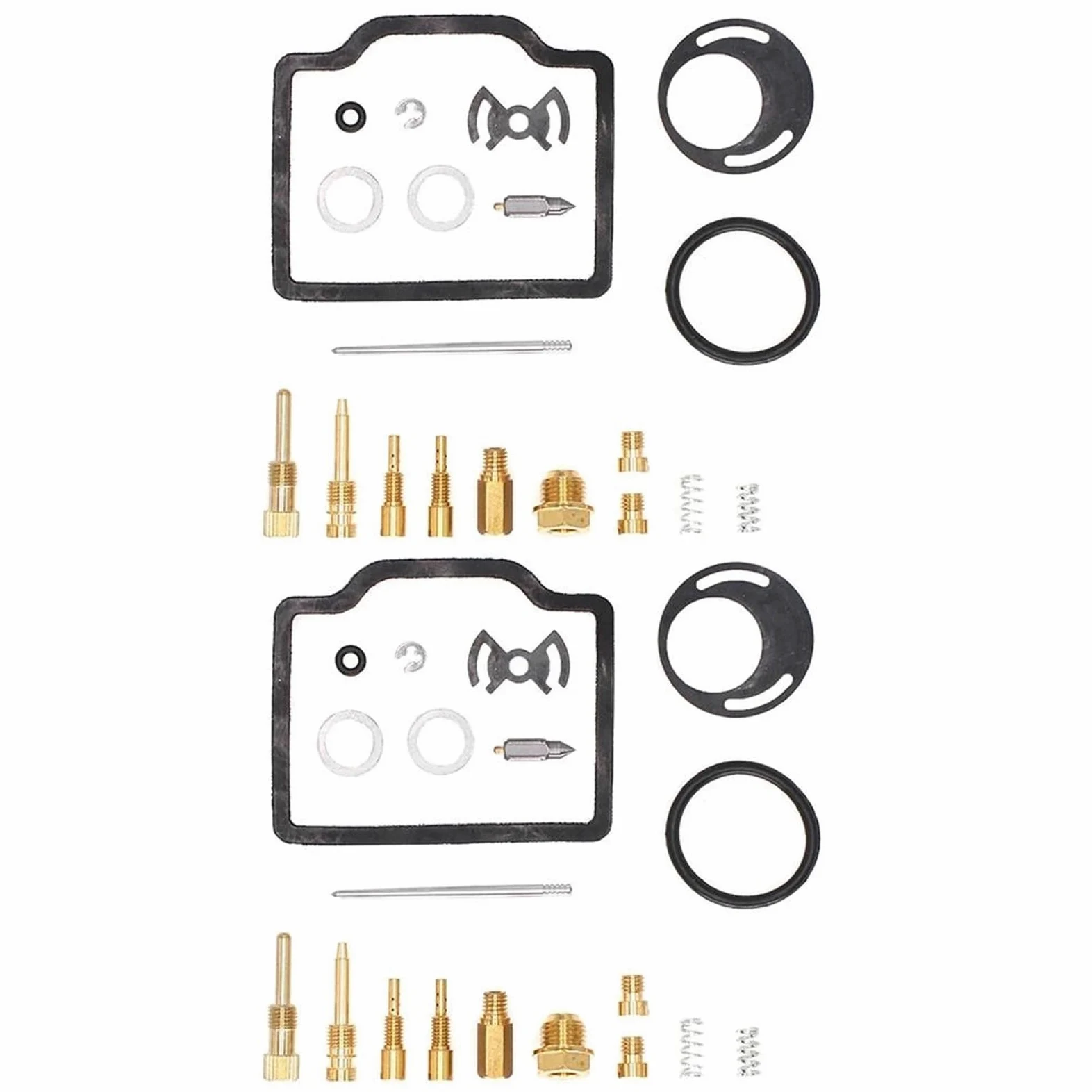 Kit Reparación Carburador Para Honda CB160 Sport CL160 Scrambler 1965-1969 | 2x Kit reparación carburador Juego reconstrucción carburador Jets junta
