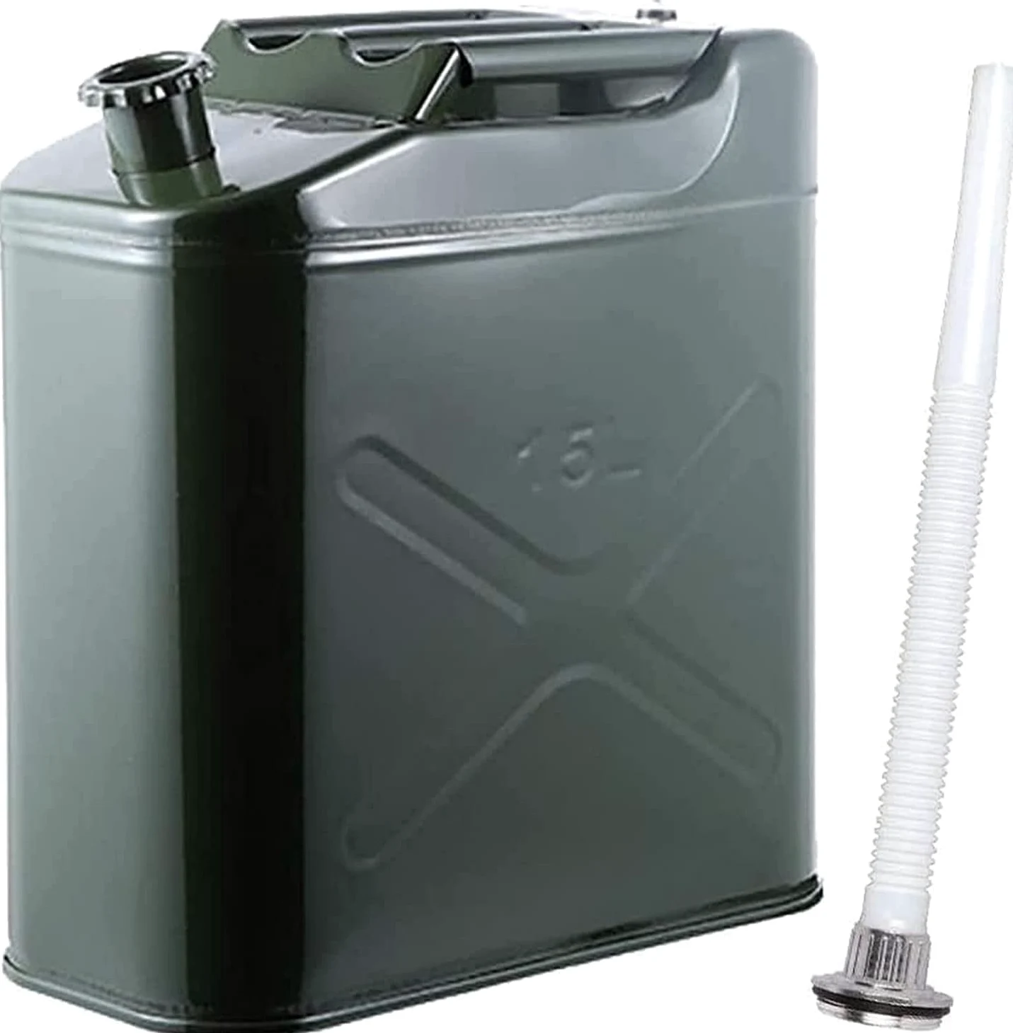 Bidón de gasolina de Metálico Recipientes gasoli Latas de gasolina, latas de gasolina portátiles, almacenamiento de transporte de metal antioxidante a prueba de fugas, contenedor de gasolina diésel, t